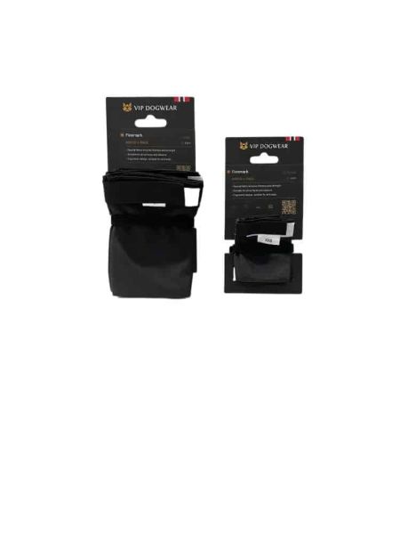 Bilde av VIP Dogwear Finnmark potesokk 4pl lav black